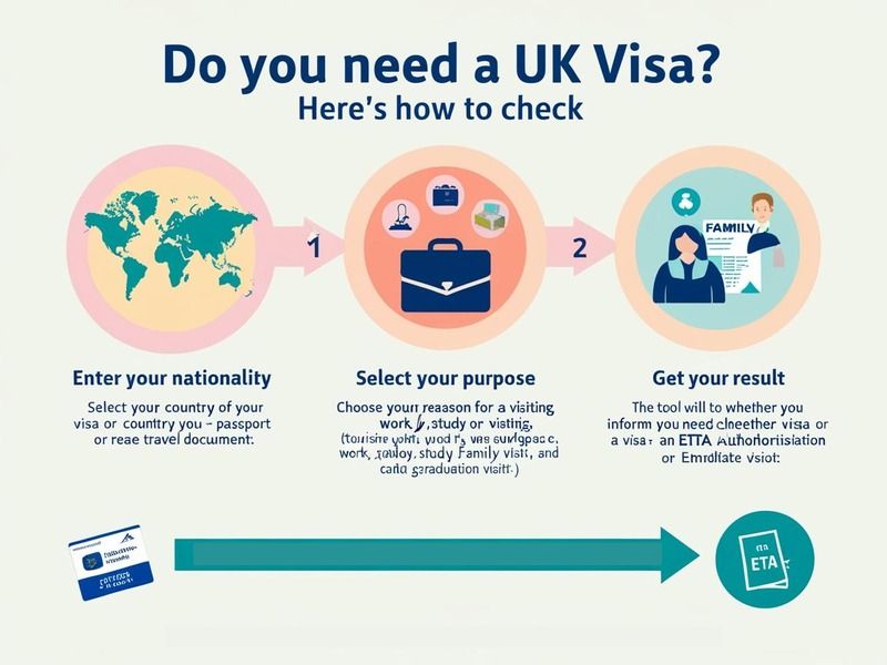 UK visa check guide showing how to verify if you need a visa or an ETA.