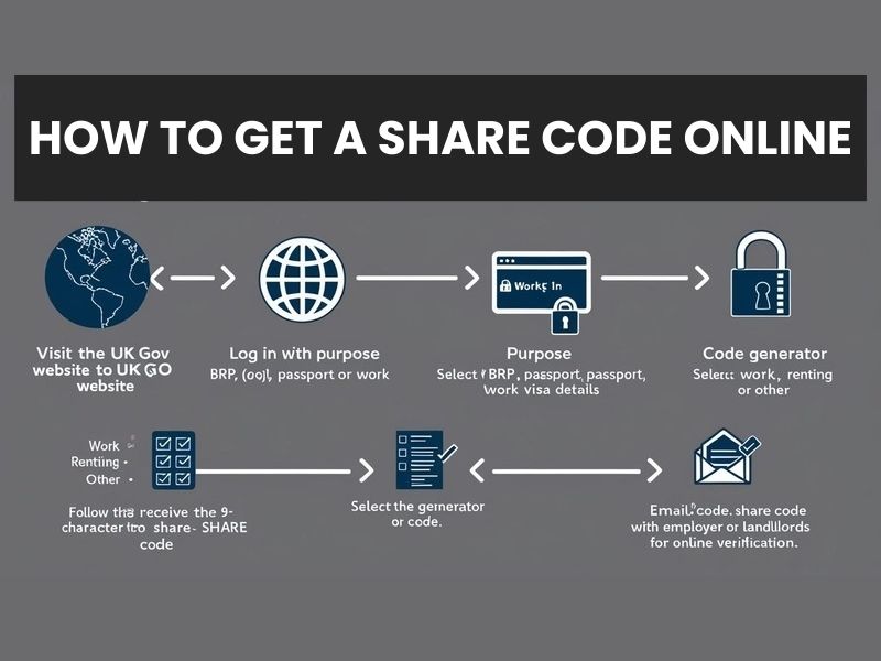 Step-by-step guide on how to get a UK share code online.