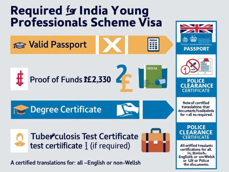 Required documents for the India Young Professionals Scheme Visa – Full checklist