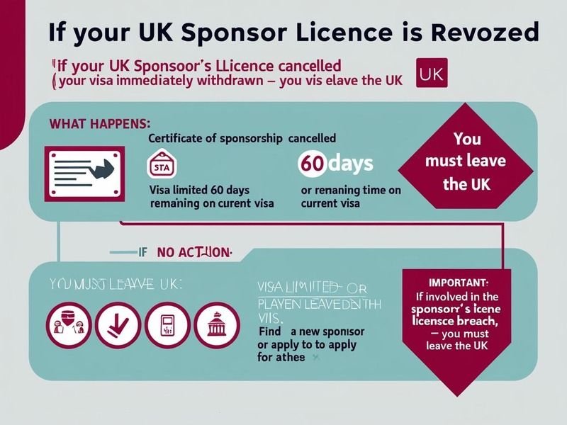 What happens if your employer’s visa sponsor licence is revoked in the UK