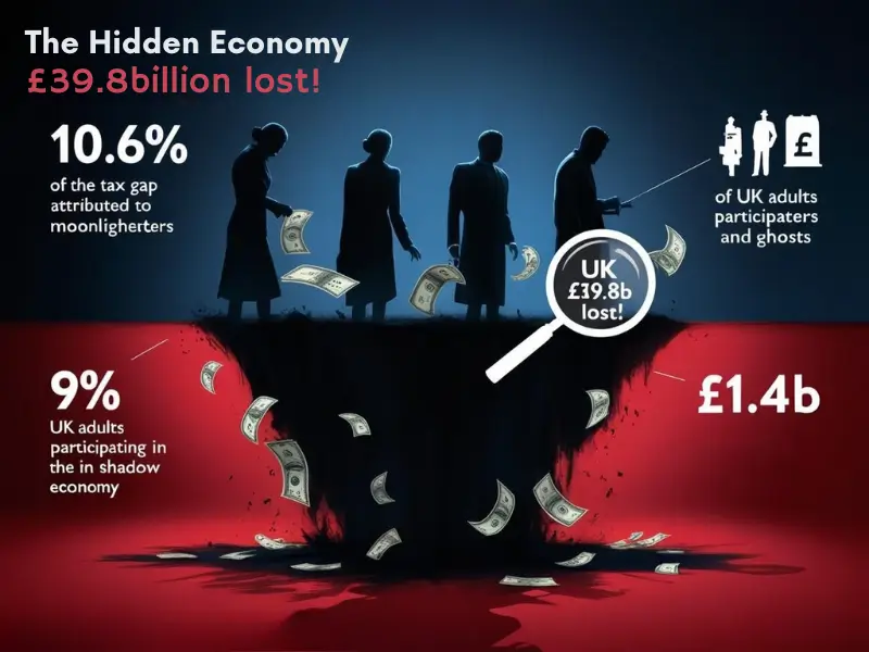 Hidden Economy & UK Tax Gap – £39.8 Billion Lost in 2023-24