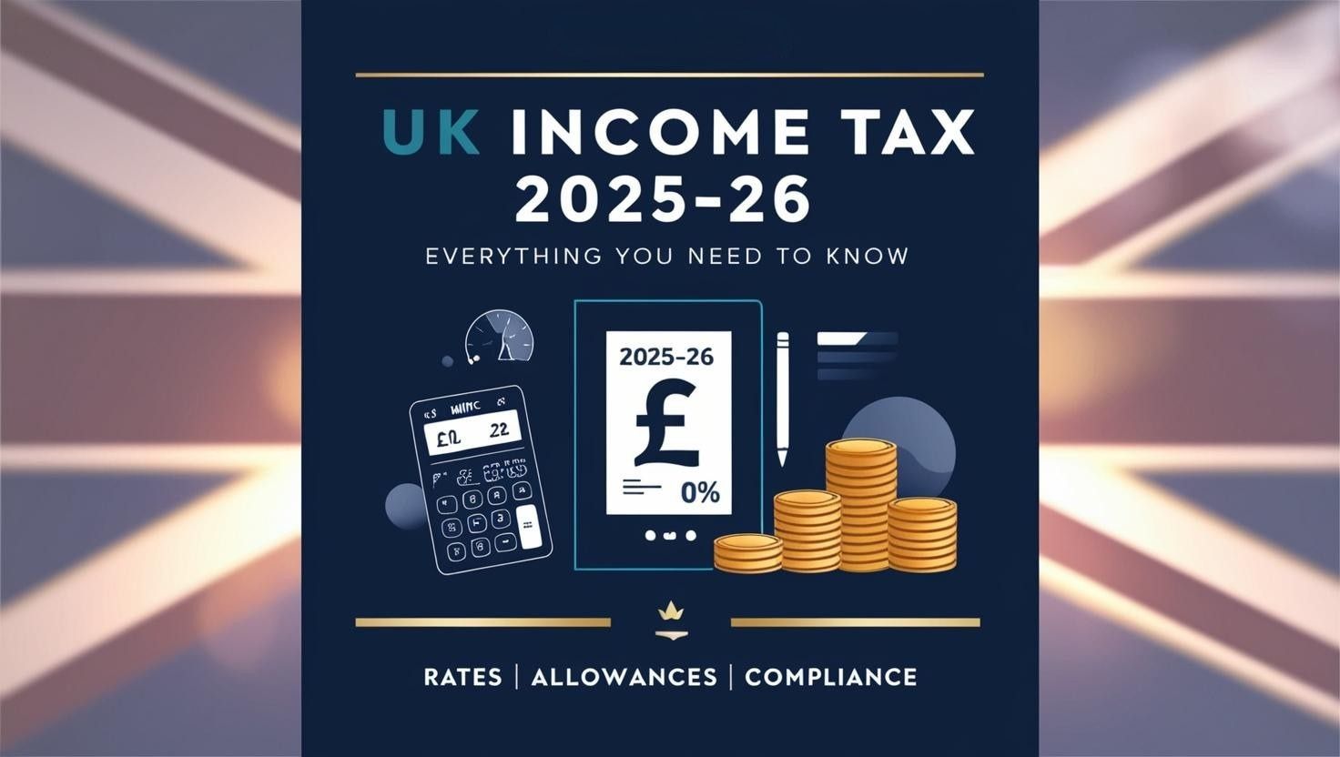 UK Income Tax 2025-26 – Key updates on tax rates, allowances, and compliance for individuals and businesses.
