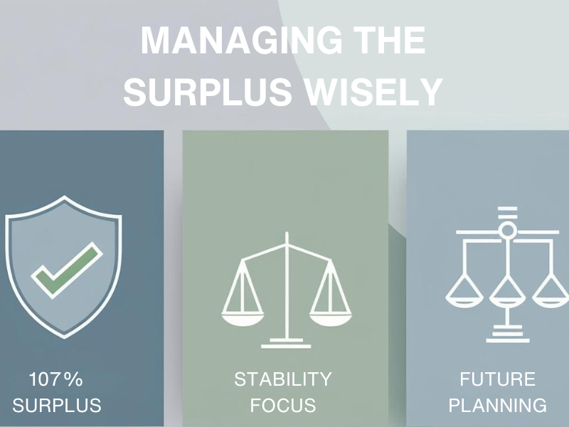 Showing pension surplus, focus on contribution stability, and strategic planning by NILGOSC.