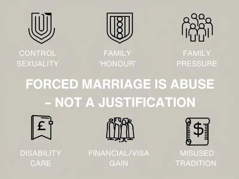 Common reasons behind forced marriage