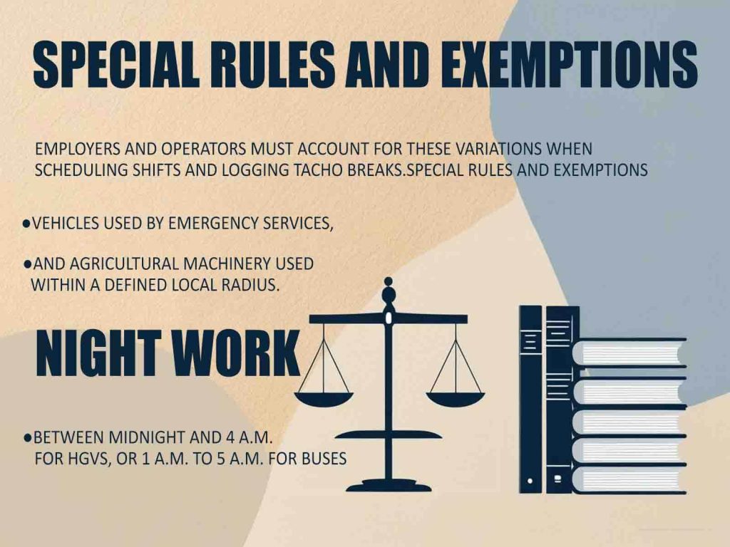 Special Rules and Exemptions