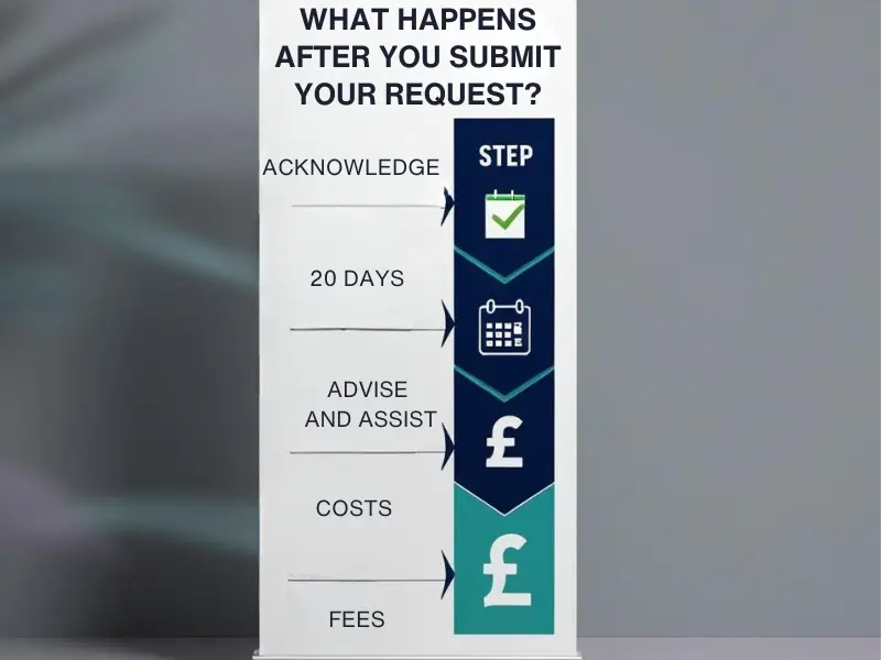 What happens after submitting a Freedom of Information request in the UK