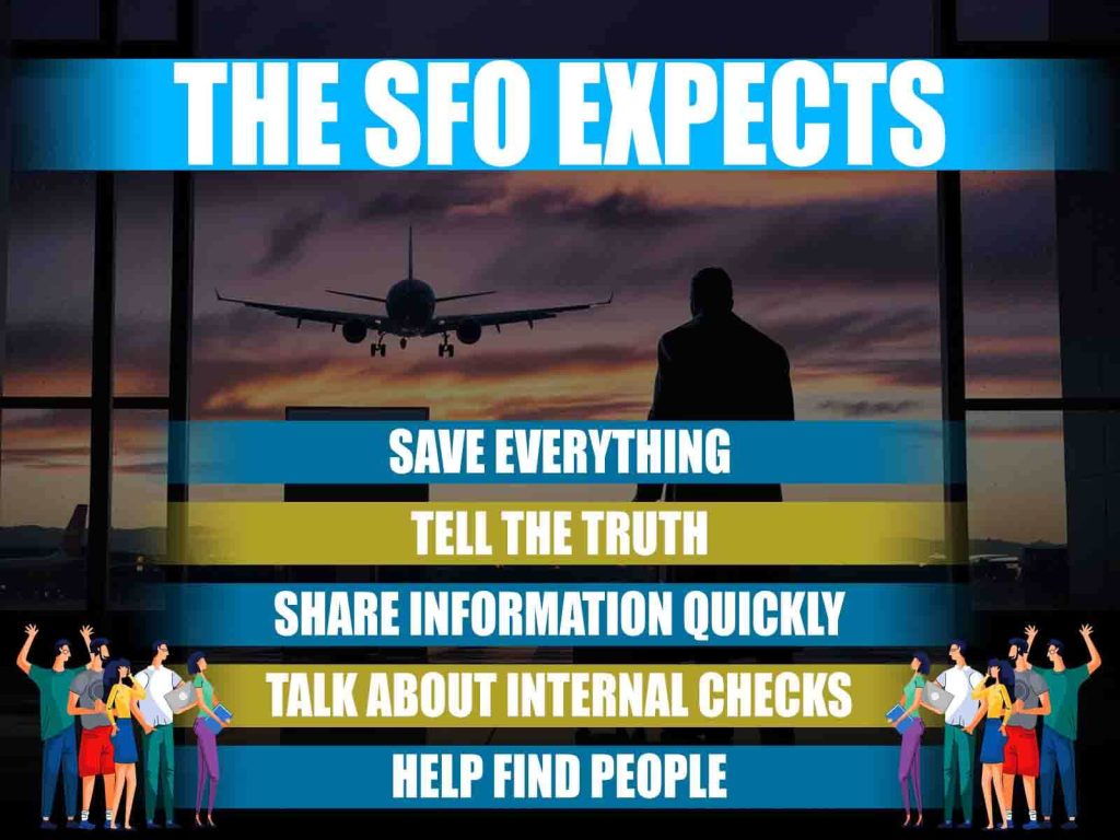 What the SFO Expects