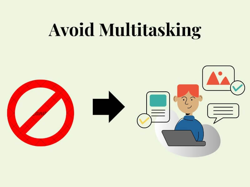A stressed person juggling multiple tasks with icons showing emails, calls, and deadlines around them.

