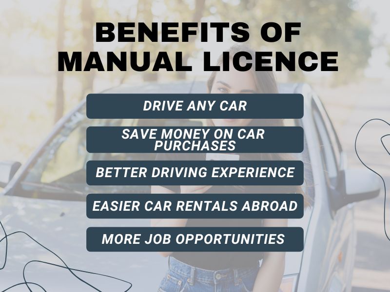 Benefits of upgrading to a manual driving licence in the UK