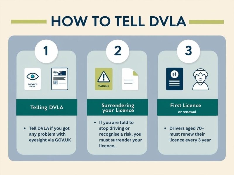 How to tell DVLA about changes to your health, address, or driving details