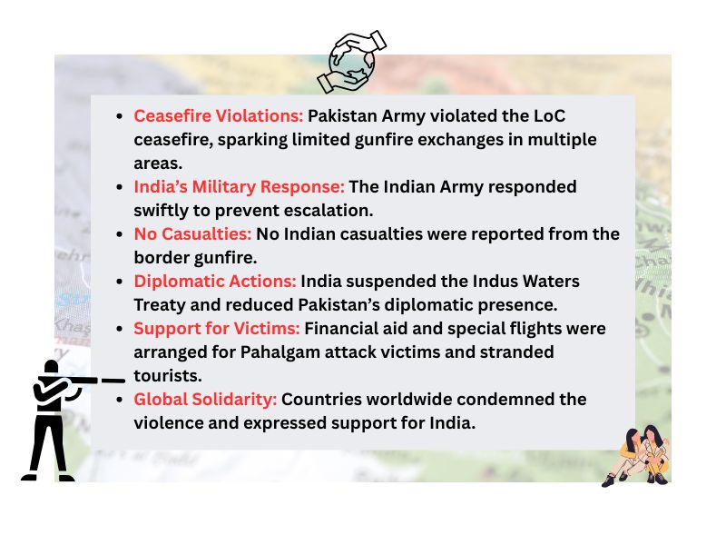  Indian Army and government respond to India-Pakistan border tensions