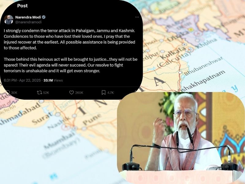 Modi condemns terror attack during India-Pakistan border conflict