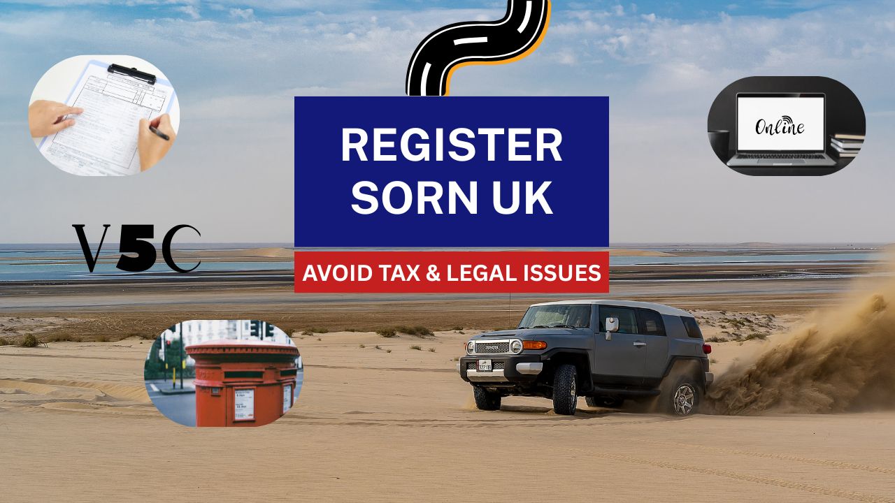 Register SORN to take your vehicle off the road legally in the UK