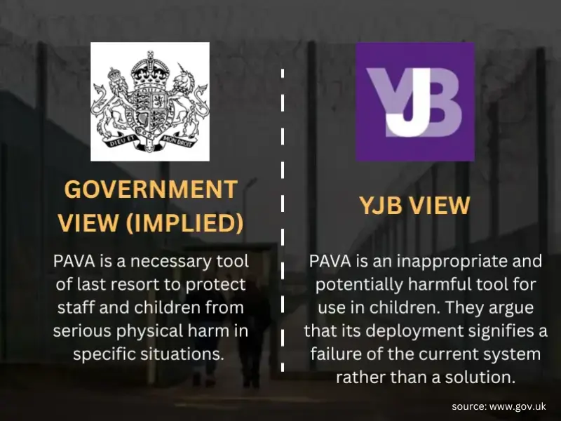 PAVA spray as a safety tool versus a harmful weapon in youth custody