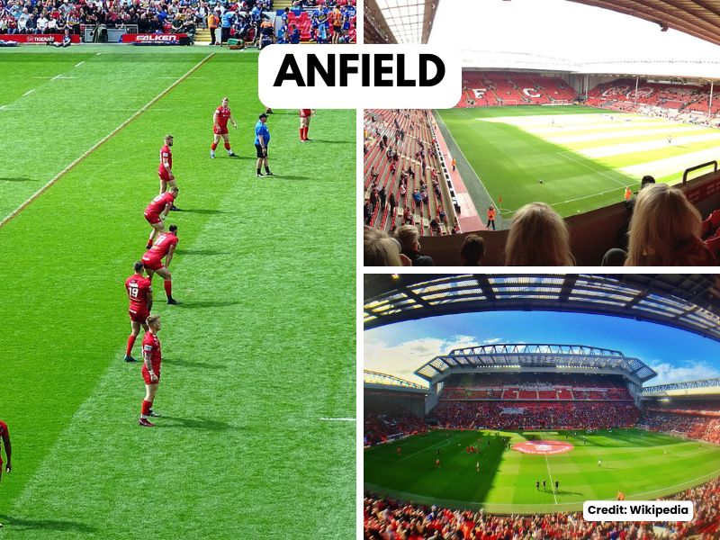 Anfield, historic home of Liverpool FC