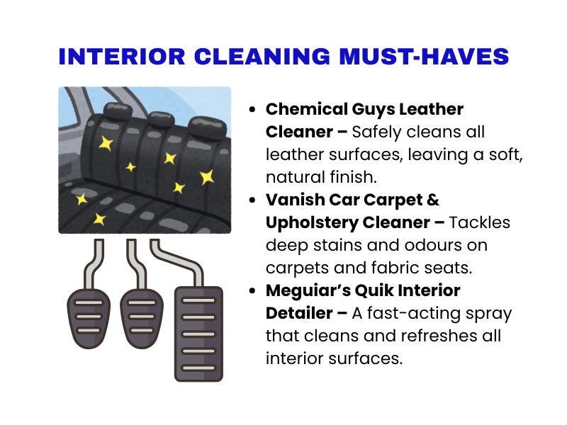 Best car cleaning products for interior detailing in 2025 UK