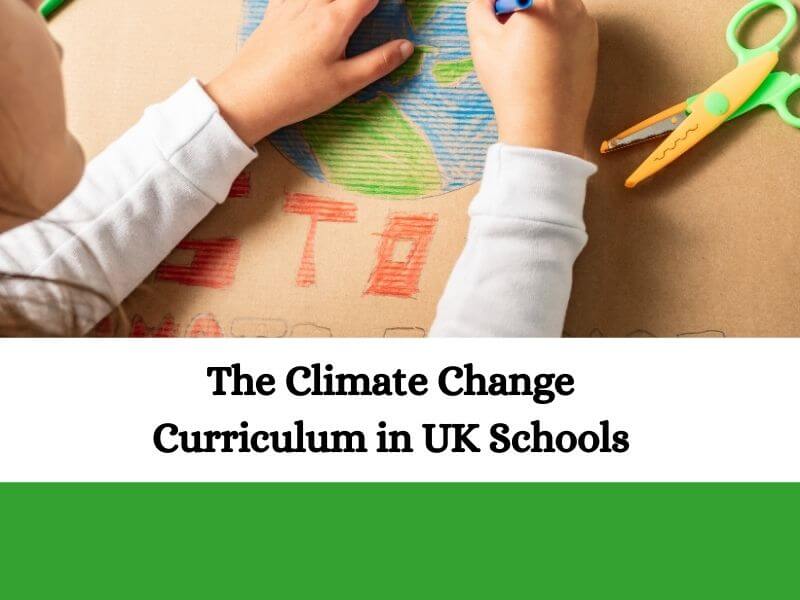 UK school students studying climate change through interactive classroom activities

