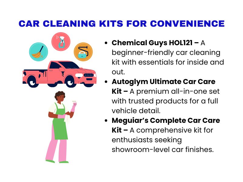 Best complete car cleaning kits for 2025 in the UK