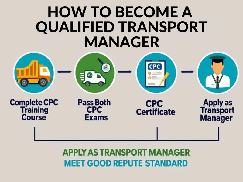 How to become a qualified transport manager in the UK