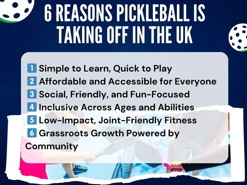 Why pickleball is becoming more popular in the UK