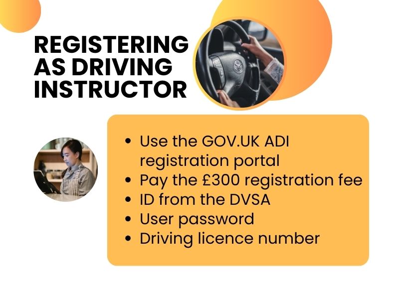 How to register as a driving instructor in the UK