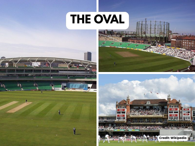 The Oval cricket ground in London, iconic UK sports venue