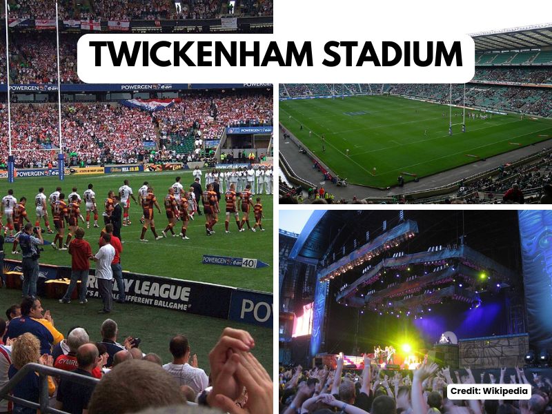 Twickenham Stadium, the world’s largest rugby union venue