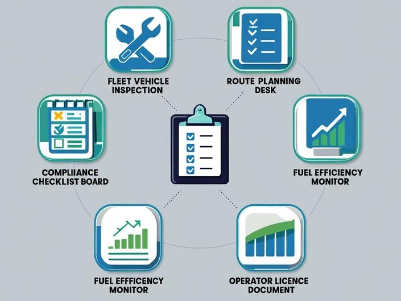 What does a transport manager do in UK logistics and haulage