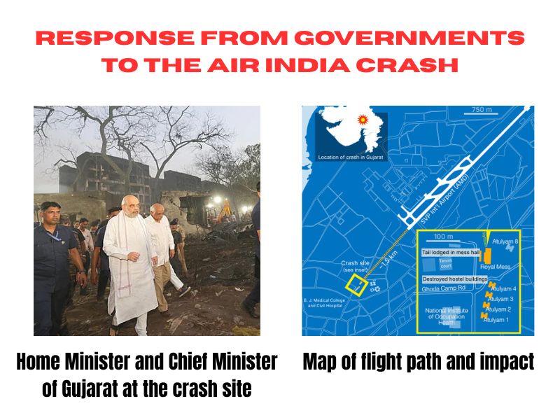 Indian and UK officials respond to Air India crash with rescue and aid efforts
