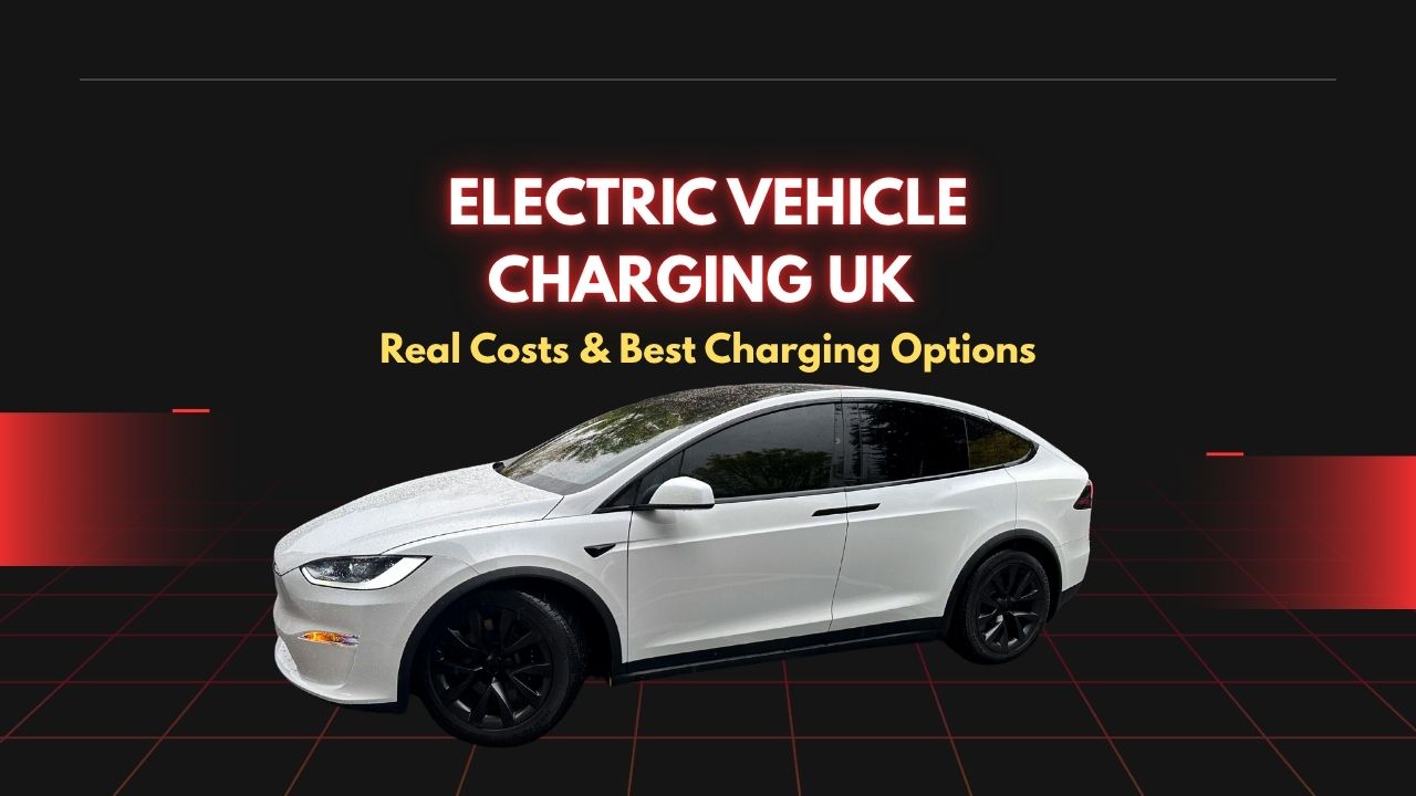Electric vehicle charging in the UK showing real costs and best charging methods
