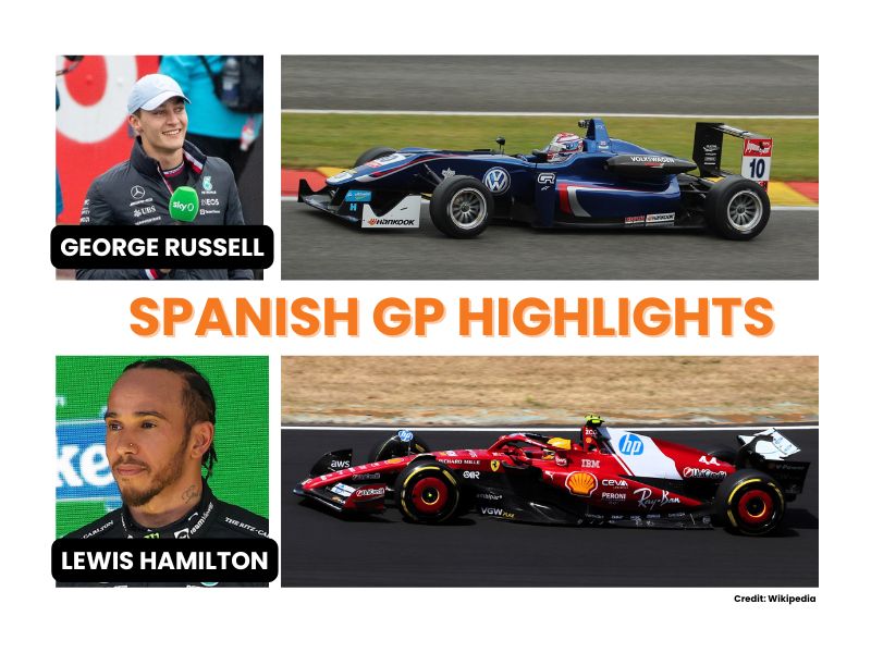 Top drivers in action during the Formula 1 Spanish Grand Prix 2025