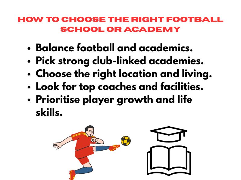 Checklist for choosing the right football school or academy in the UK