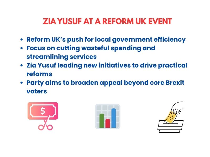 Zia Yusuf assumes new leadership role in Reform UK focused on government reform