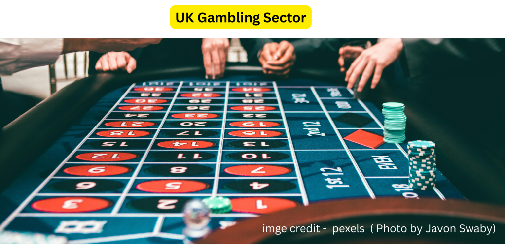UK gambling shops and online betting platforms showing vibrant branding and digital screens

