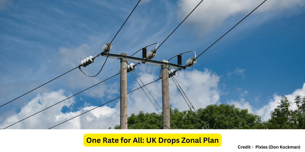 UK announces single electricity rate by dropping zonal pricing plan

