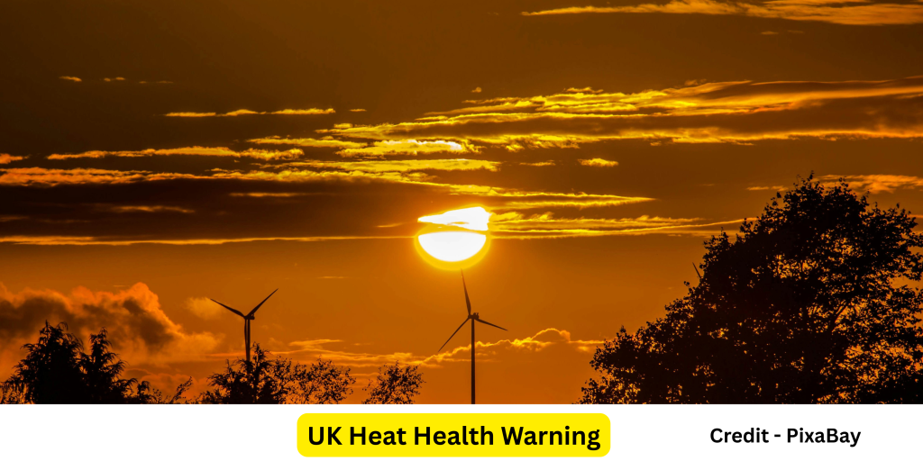 "UK issues nationwide heat health warning amid rising temperatures"


